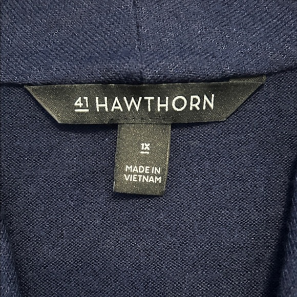 41 Hawthorn Deep Blue Sleeveless Blouse - Picture 2 of 5